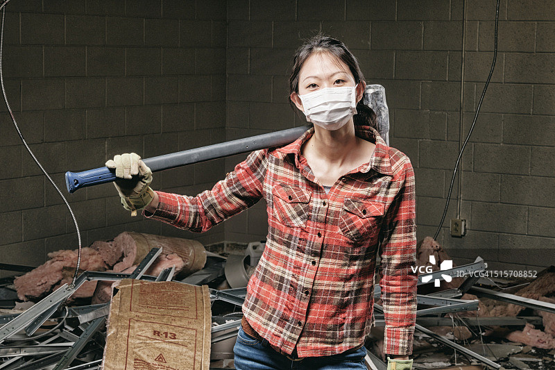 女性的建筑工人图片素材