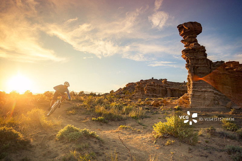 新墨西哥州自然风光探险运动图片素材