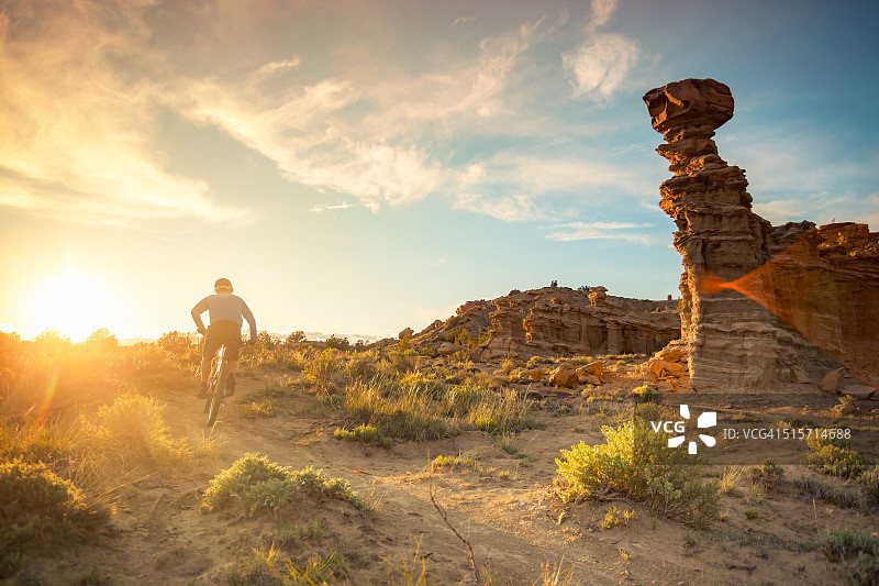 新墨西哥州自然风光探险运动图片素材