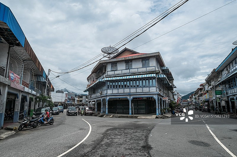 坤甸老建筑图片素材