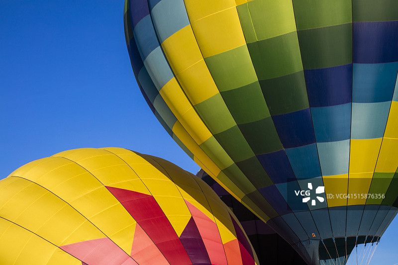 两个热气球的抽象图片素材