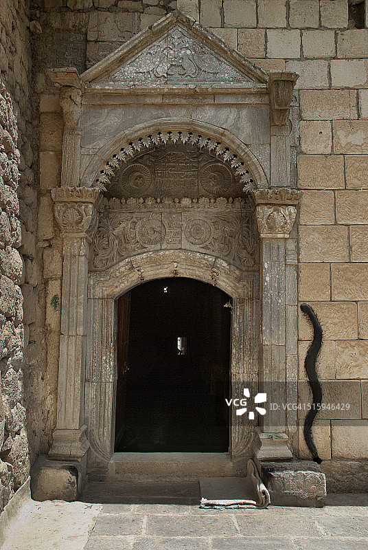 亚兹迪寺庙入口图片素材