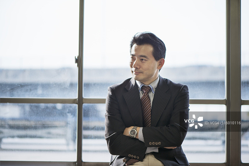 老年商务男士肖像图片素材