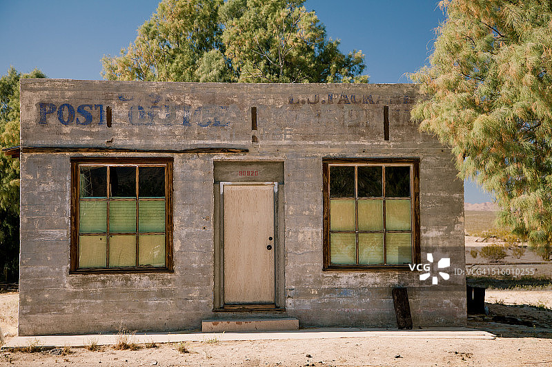 凯尔索鬼镇的前邮局，加利福尼亚州图片素材