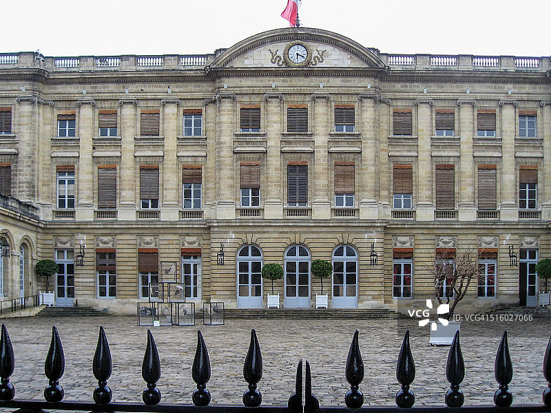 法国阿基坦大区吉伦特省波尔多市政厅图片素材