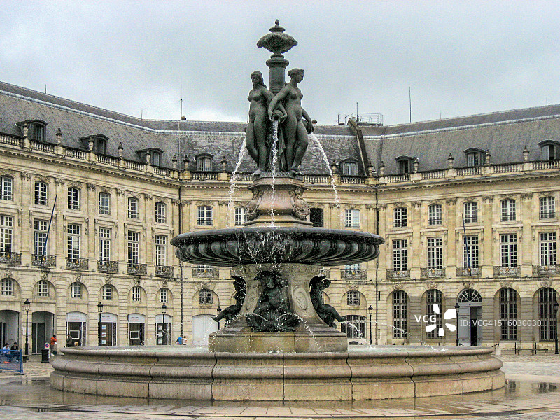 法国吉伦特省波尔多证券交易所广场图片素材
