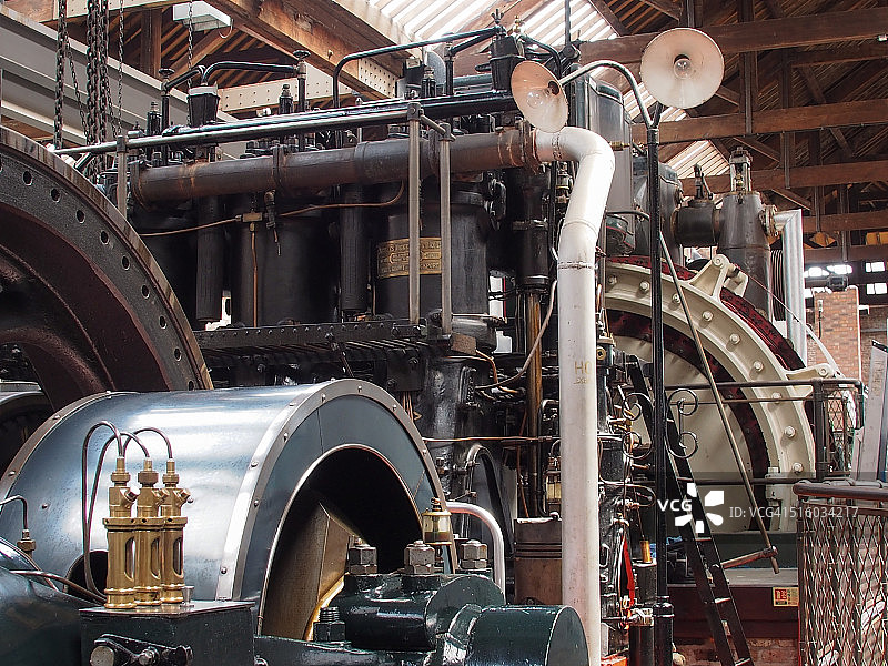 涡轮机和蒸汽机图片素材