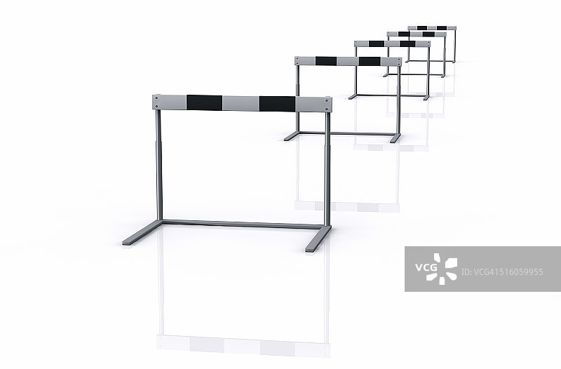 一排跨栏图片素材