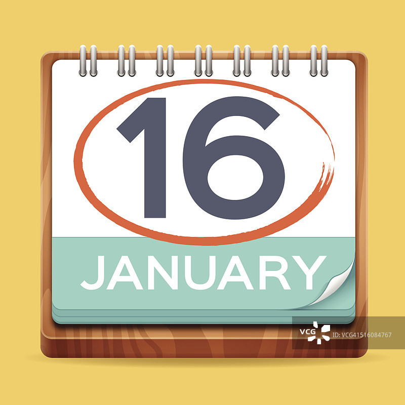 现代日历图片素材