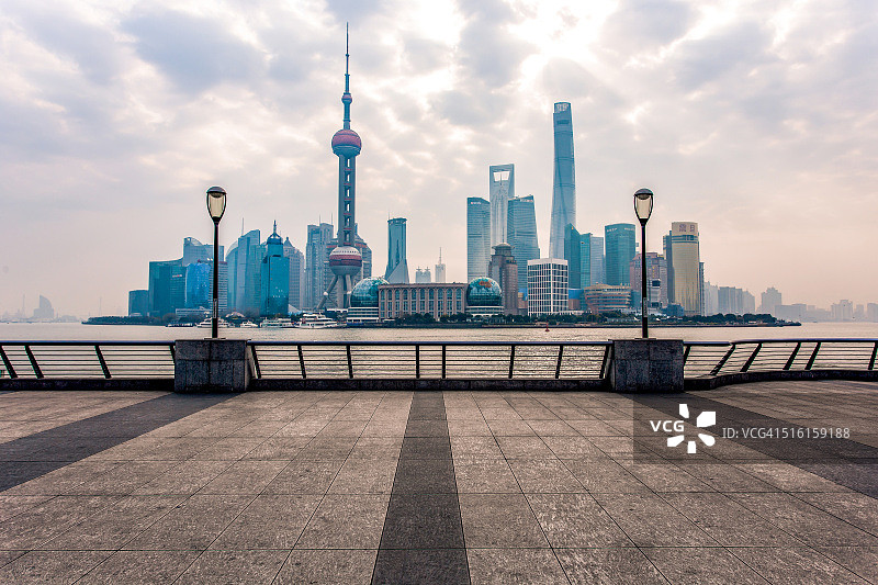 上海日出图片素材