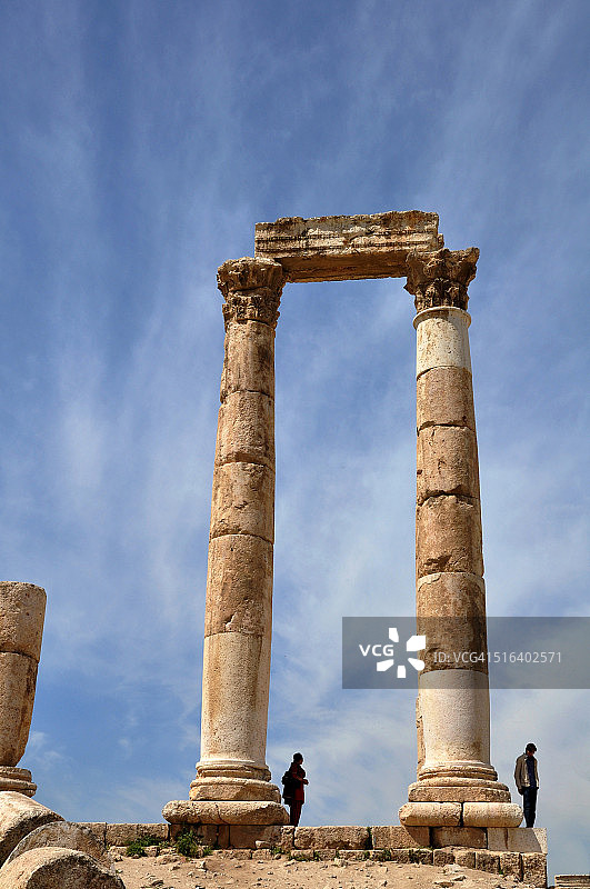 约旦安曼城堡图片素材