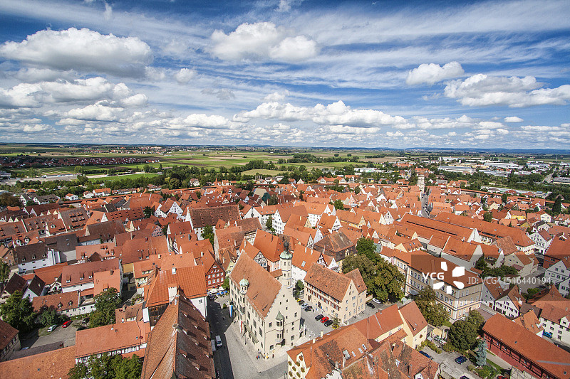 德国巴伐利亚州诺德林根图片素材