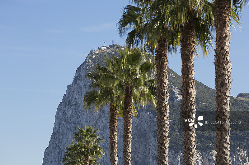 直布罗陀巨岩图片素材