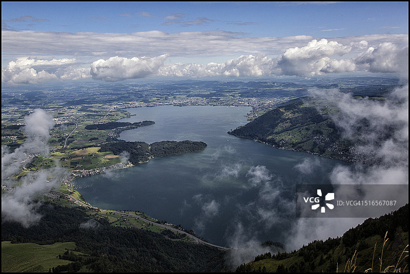 琉森湖景观图片素材