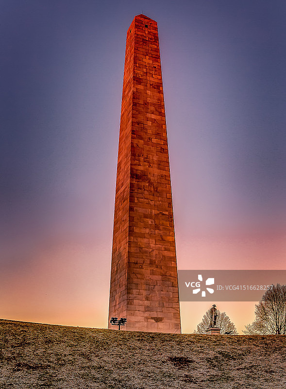 邦克山纪念碑图片素材