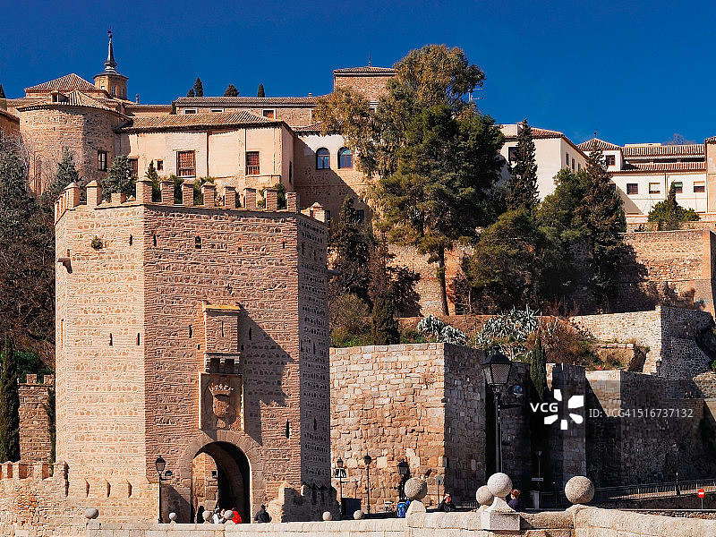 托莱多阿尔坎塔拉桥图片素材