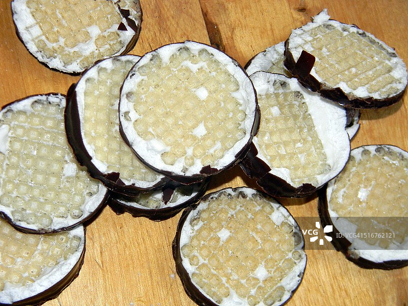 巧克力华夫饼图片素材