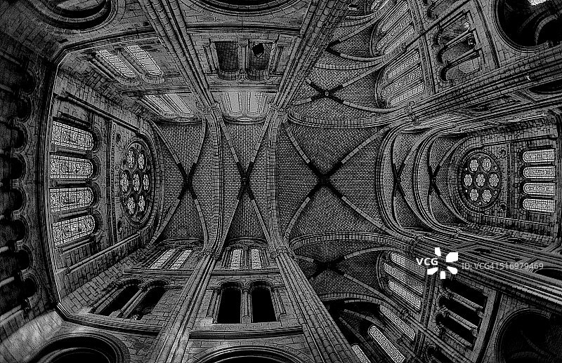 南特圣多纳蒂安圣罗加蒂安大教堂图片素材