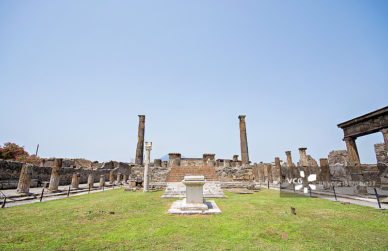 庞贝景色图片素材