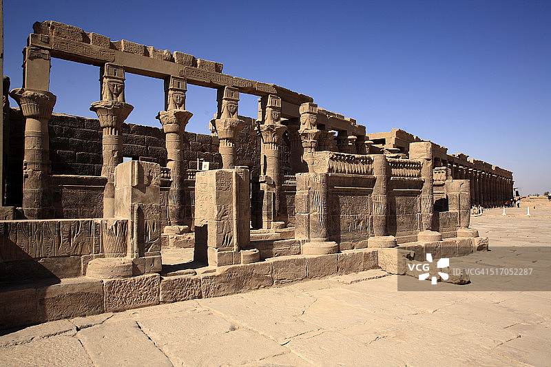 伊西斯和奥西里斯神庙图片素材