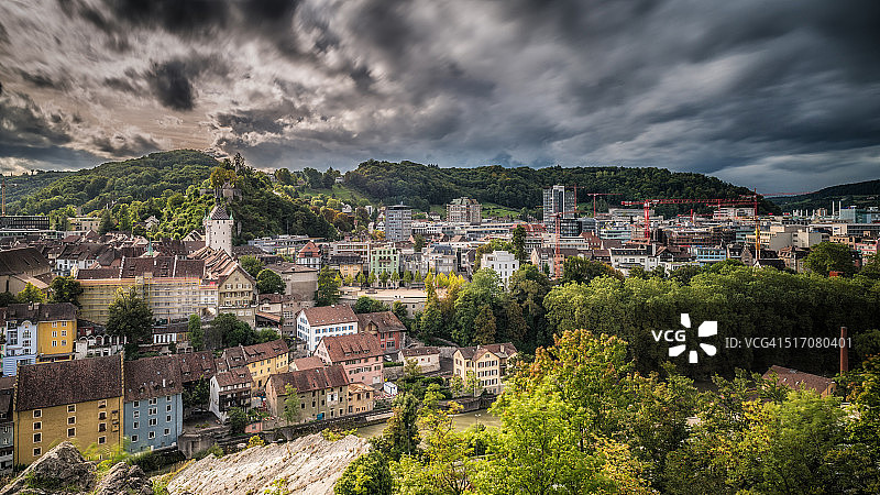巴登新旧城区图片素材