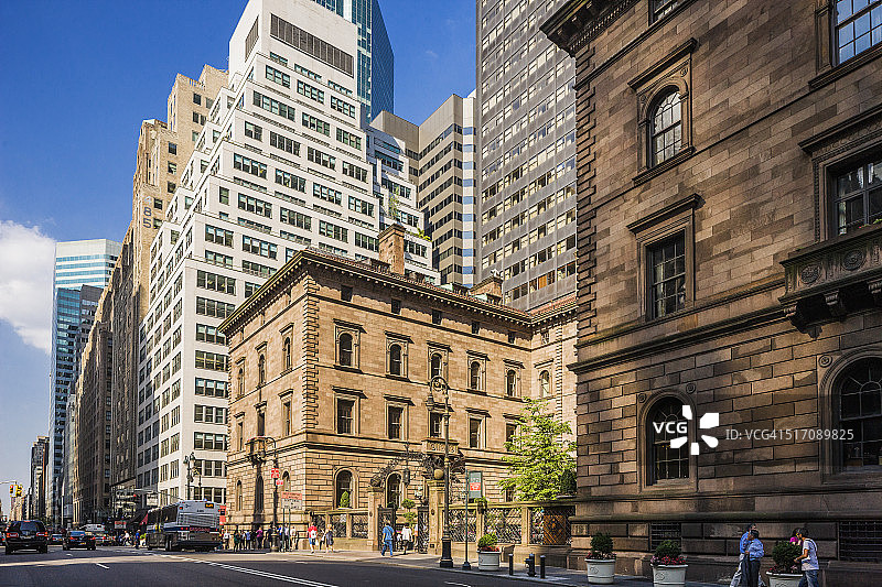 曼哈顿麦迪逊大道图片素材