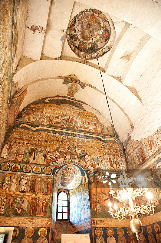 罗马尼亚阿尔博雷修道院图片素材