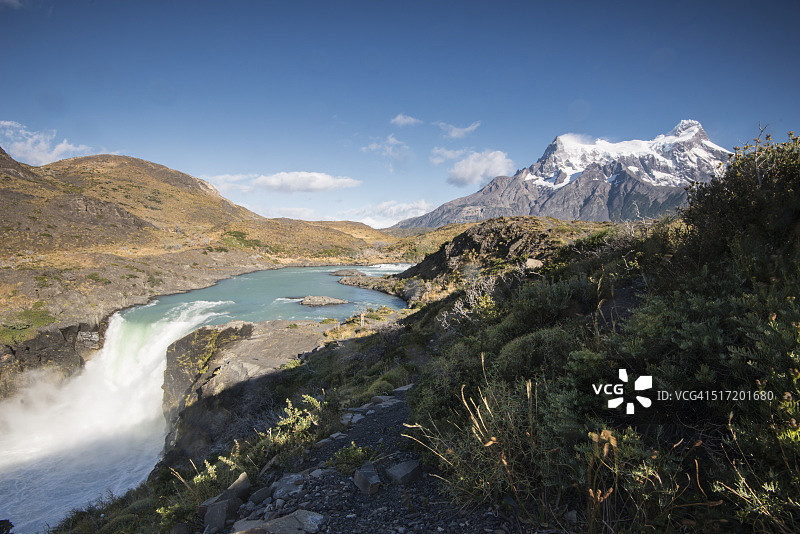 巴塔哥尼亚格兰德瀑布图片素材