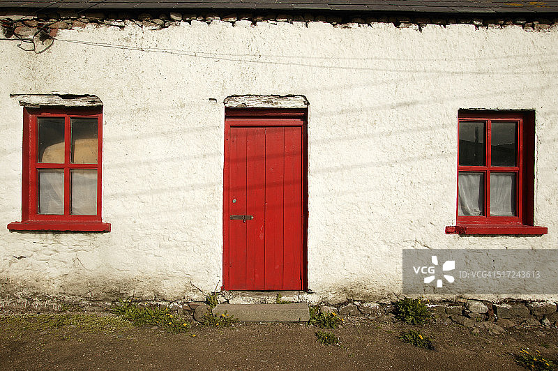 托里岛的典型门窗图片素材