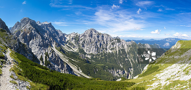 斯洛文尼亚阿尔卑斯山景色图片素材