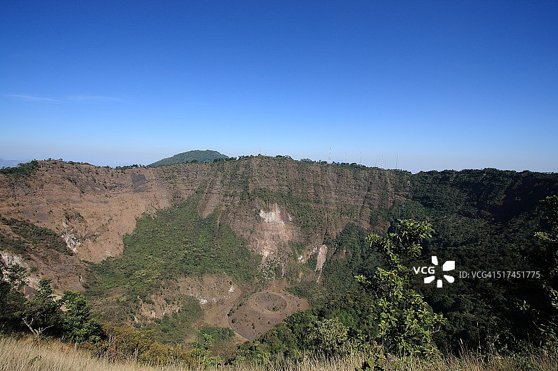 圣萨尔瓦多博克龙火山坑图片素材