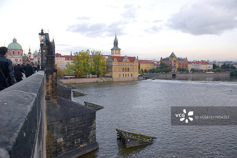 伏尔塔瓦河，布拉格图片素材