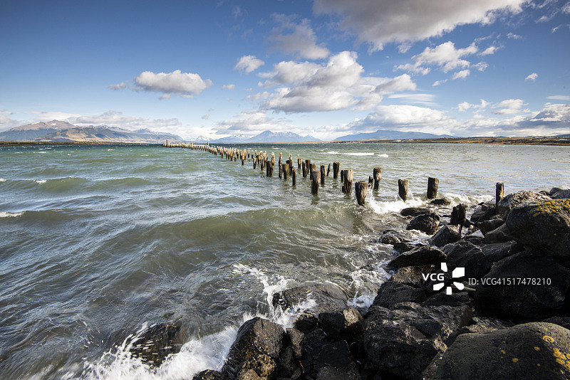 纳塔莱斯港 - 断裂的码头图片素材