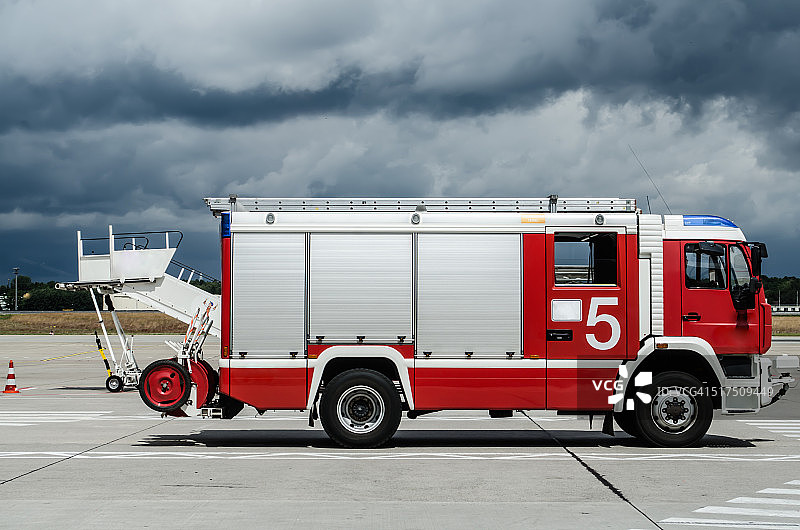 机场消防车图片素材