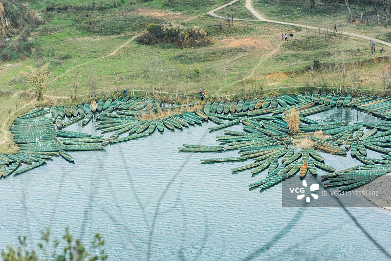 普者黑丘陵地貌图片素材