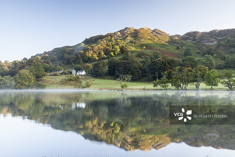 Loughrigg Tarn 湖区国家公园图片素材