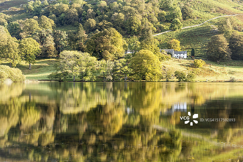Loughrigg Tarn 湖区国家公园图片素材