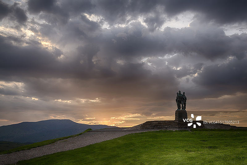 突击队纪念碑图片素材