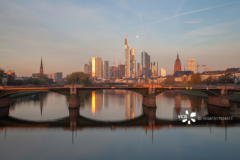 法兰克福，早安图片素材