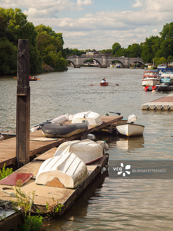 里士满泰晤士河风光图片素材