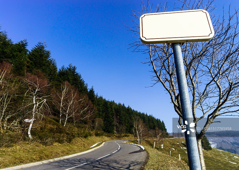 法国乡村优雅路牌，可编辑文本图片素材