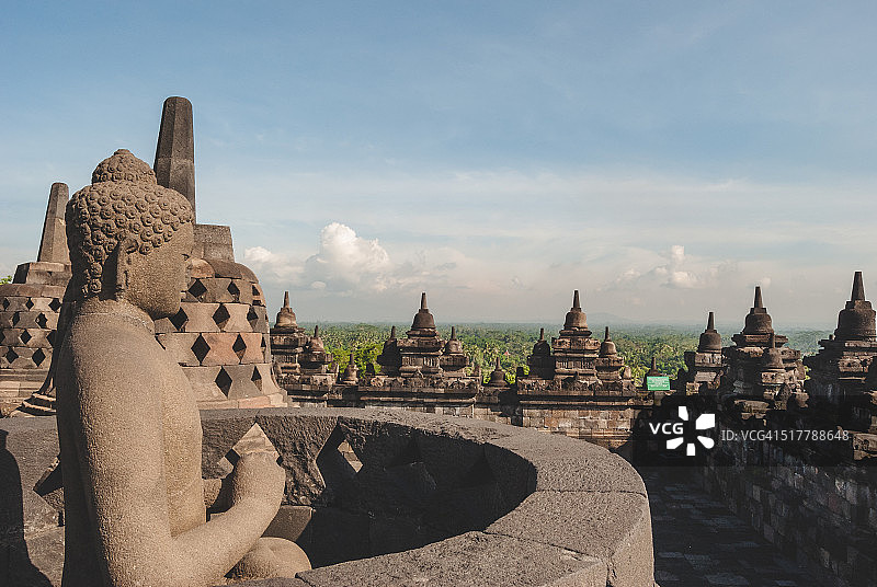 爪哇佛教寺庙图片素材