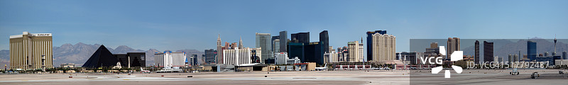 拉斯维加斯城市全景图片素材