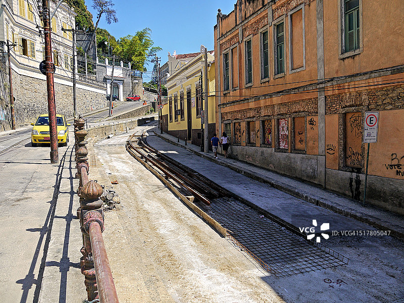 有轨电车改善工程图片素材