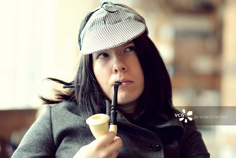 女侦探图片素材