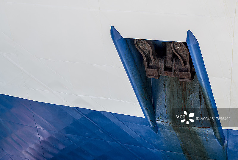 锚和蓝色油漆 - 马赛图片素材