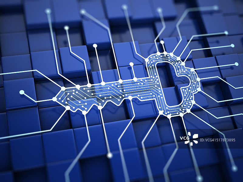 数字密钥图片素材