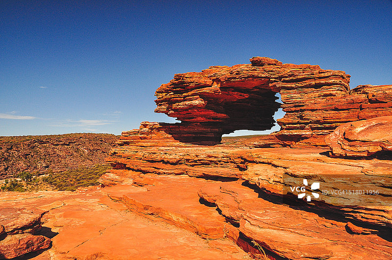 卡尔巴里国家公园的自然之窗图片素材