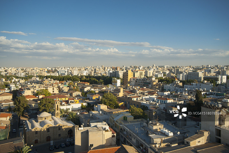 塞浦路斯尼科西亚天际线图片素材