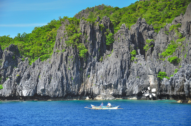 菲律宾岛屿船只图片素材